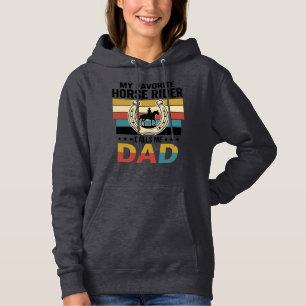 Pull À Capuche Conception de t-shirt Mon cavalier de cheval préfé