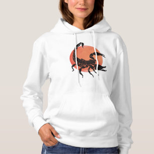 Pull À Capuche Conception graphique Scorpion Silhouette