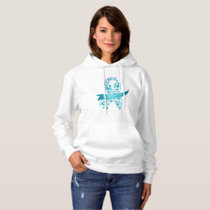 Pull À Capuche Conscience de Cancer ovarien de survivant