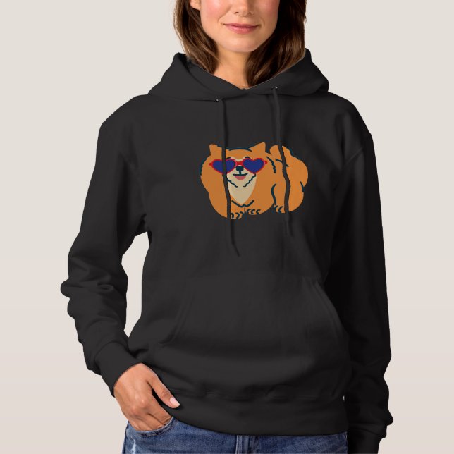 Pull À Capuche Cool Pomeranian (Devant)