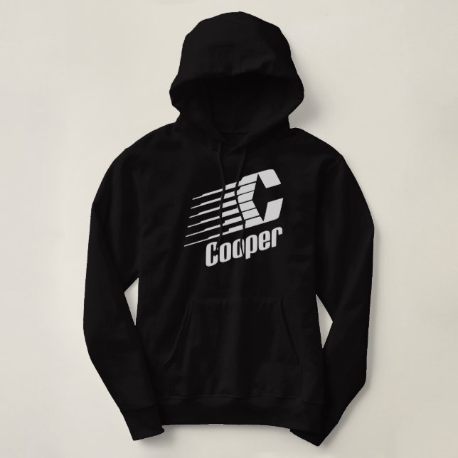 Pull À Capuche Cooper Hockey Retro Logo Essential T Shirt (Design devant)