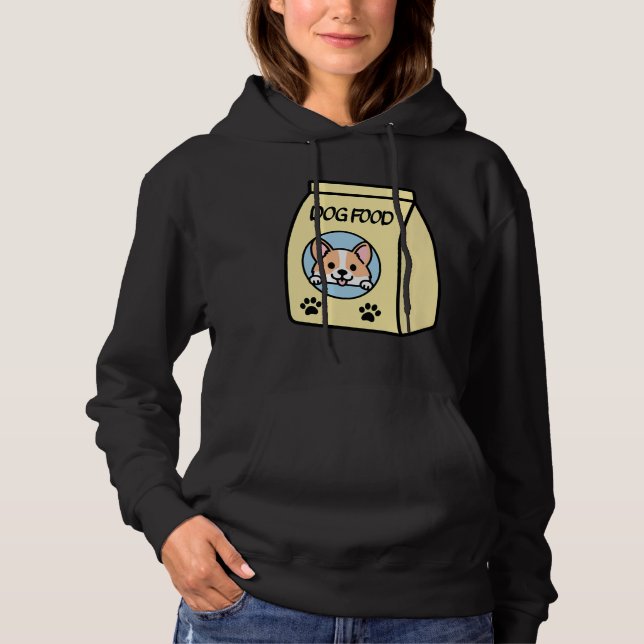 Pull À Capuche Corgi Chien nourriture (Devant)