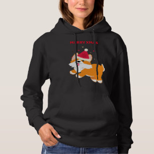Pull À Capuche Corgi Merry Xmas