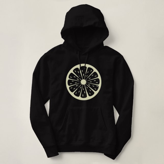 Pull À Capuche Costume de fruits pour enfants Citron Pamplemousse (Design devant)