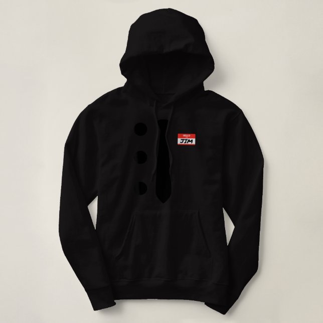 Pull À Capuche Costume Jim Punch 3 trous (Design devant)