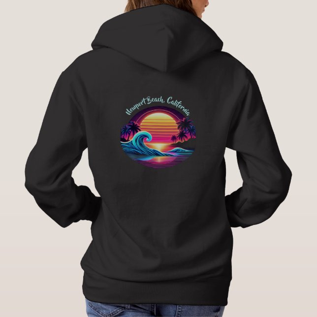 Pull À Capuche Coucher de soleil (Dos)