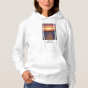 Pull À Capuche Coucher de soleil de la passion violette