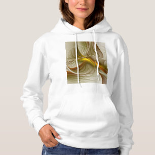 Pull À Capuche Couleurs des métaux précieux, art fractal Abstrait