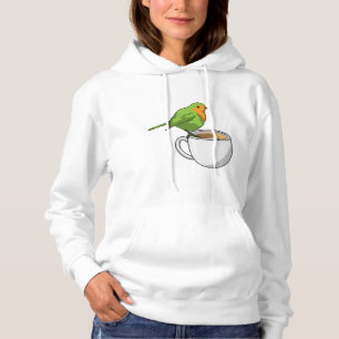 Pull À Capuche Coupe Bird Coffee