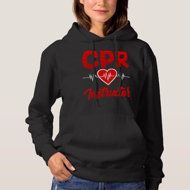 Pull À Capuche Cpr Cours d'instructeur Coach Care Emergency First (Devant)