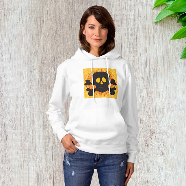 Pull À Capuche Crâne et os croisés (Créateur téléchargé)