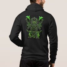 Crâne japonais Oni Art Samurai