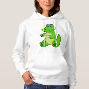 Pull À Capuche Crocodile avec Coupe de Café