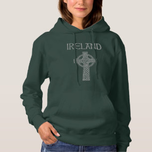 Pull À Capuche Croix celtique de l'Irlande