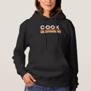 Pull À Capuche Cuisiner Nom Retro Vintage 80s 90s Anniversaire Re