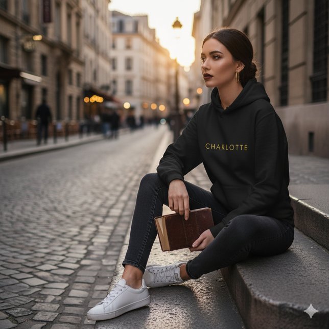 Pull À Capuche Custom Name Hoodie Cozy Stylish Wear Women (Custom Name Hoodie Cozy Stylish Wear Women)