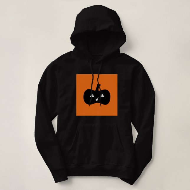 Pull À Capuche Cute Citrouille Halloween (Design devant)