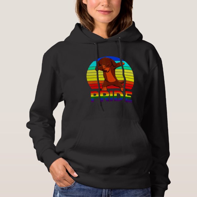 Pull À Capuche Dachshund Gay (Devant)