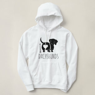 Pull À Capuche Dachshund Love Sweatshirt à capuchon