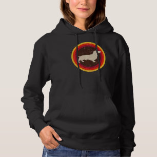 Pull À Capuche Dachshund Wiener Doxen Dog Retro 33