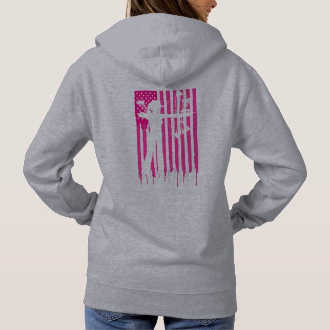 Pull À Capuche Daine et flèche (Dos)