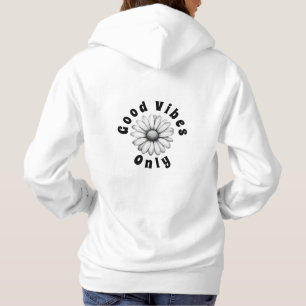 Pull À Capuche Daisy Good Vibes uniquement