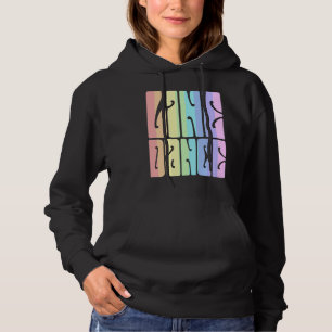 Pull À Capuche Danse en ligne pastel hippie