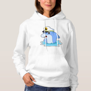 Pull À Capuche Dauphin comme capitaine avec Casquette