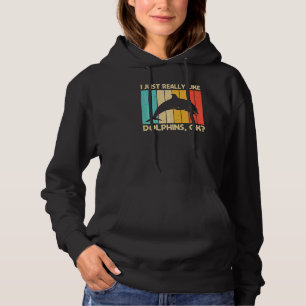 Pull À Capuche Dauphin Cool Pour Hommes Femmes Dauphins Baleine B