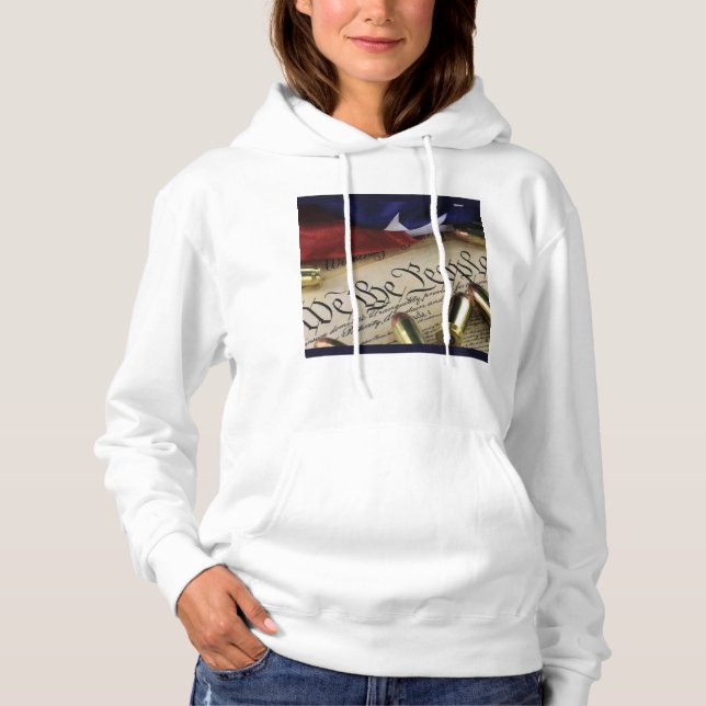 Pull À Capuche Déclaration d'indépendance (Devant)