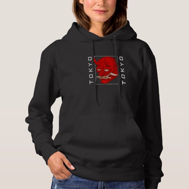 Pull À Capuche Démon japonais de Tokyo Oni (Devant)