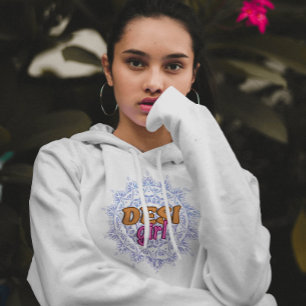 Pull À Capuche Desi Girl Chakra Swag