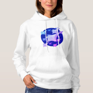 Pull À Capuche Design graphique Manta Ray Lover
