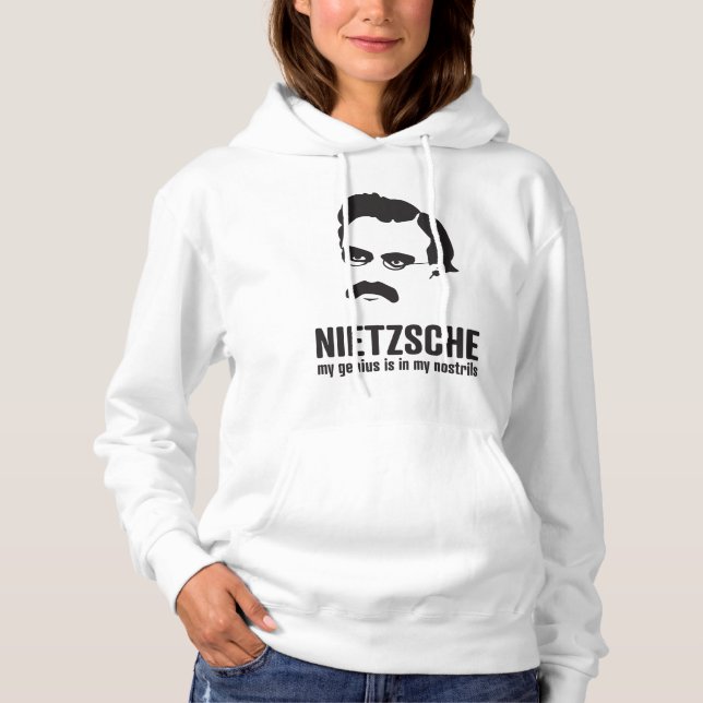 Pull À Capuche Design Nietzsche (Devant)