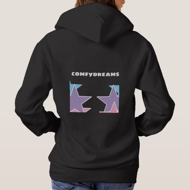 Pull À Capuche design stellaire comfyrêves (Dos)