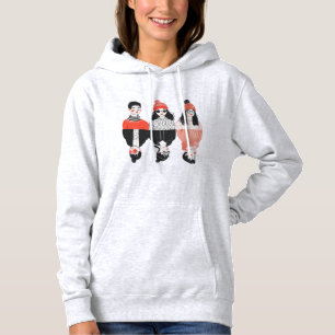 Pull À Capuche Dessin moderne simple des jeunes cool