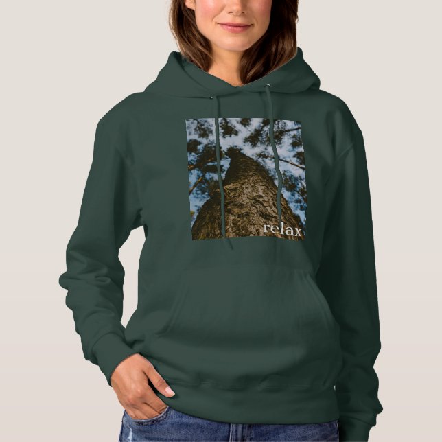 Pull À Capuche Détendez-vous dans la forêt (Devant)