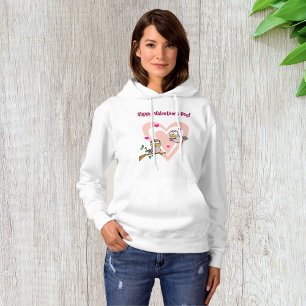 Pull À Capuche Deux Inséparables