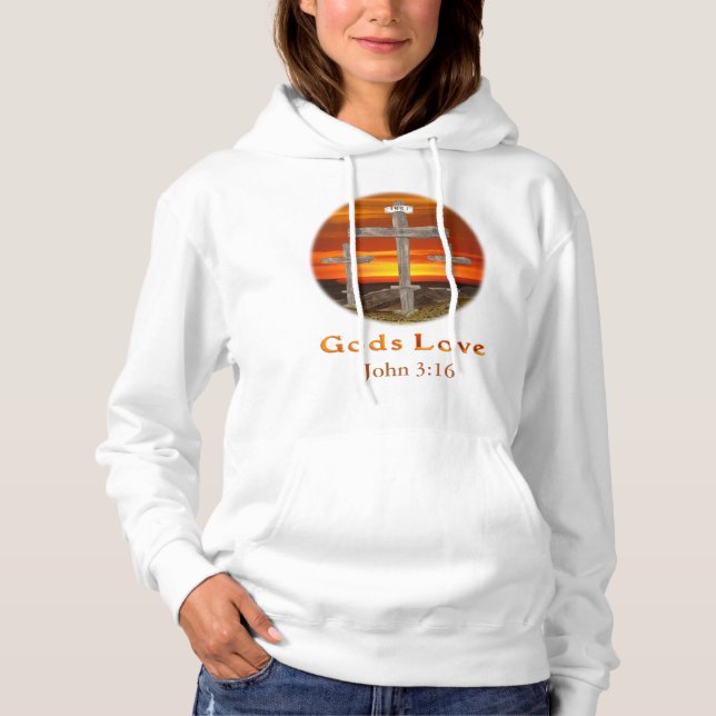 Pull À Capuche Dieu aime (Devant)