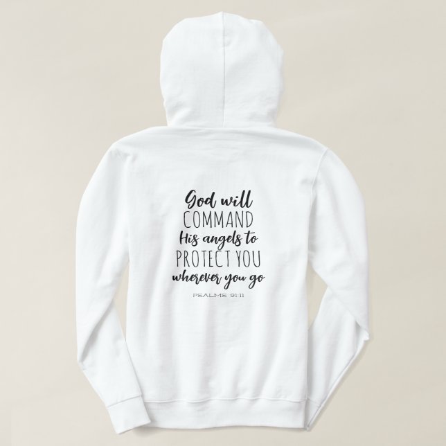 Pull À Capuche Dieu Commandera (Design dos)