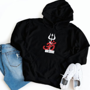 Pull À Capuche Dieu hindou Shiva Om Namah Shivay avec la chambre 