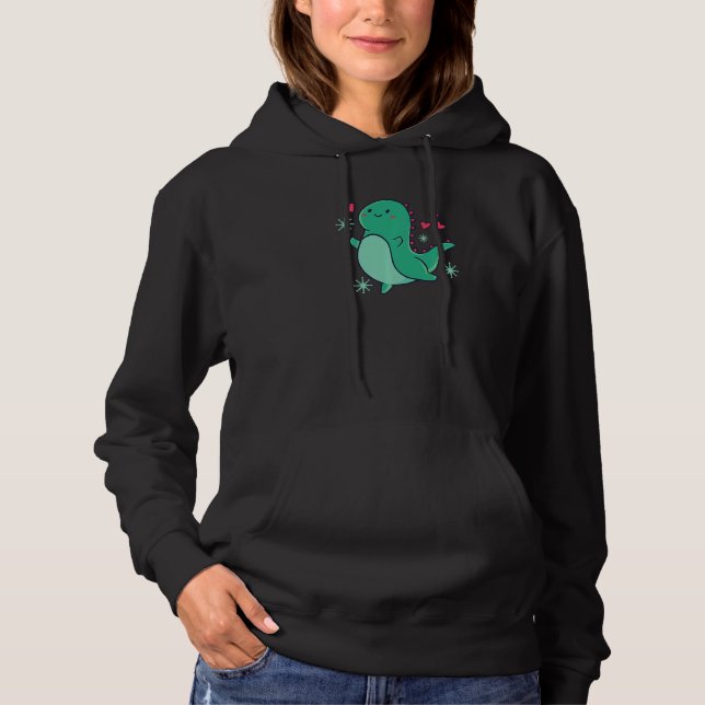 Pull À Capuche Dinosaur Tyrannosaurus Rex Rex Reptile Dangerous   (Devant)