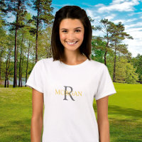 do-it-yourself Monogramme & Nom, Texte Gold & Grey