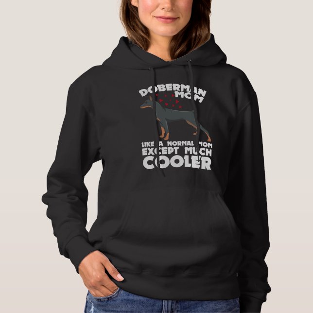 Pull À Capuche Doberman Chien 1002 (Devant)