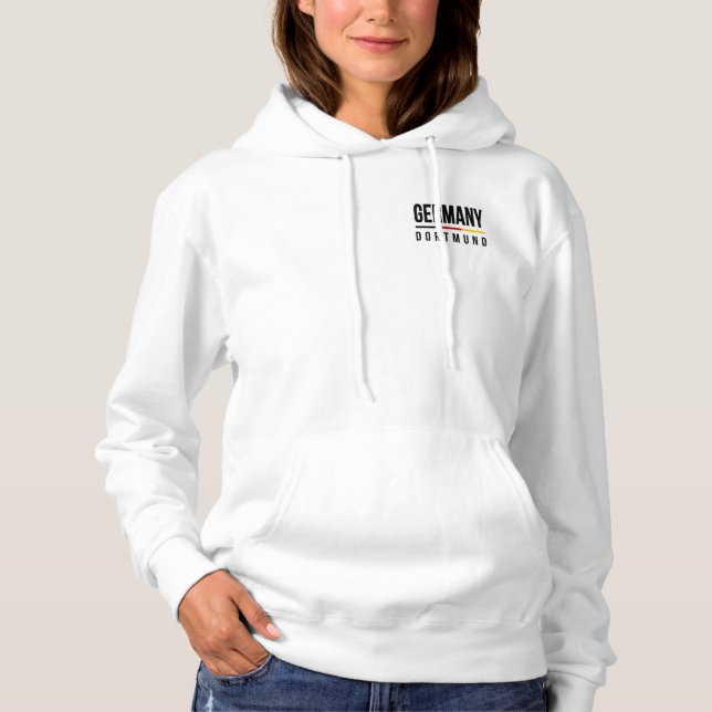 Pull À Capuche Dortmund Allemagne (Devant)