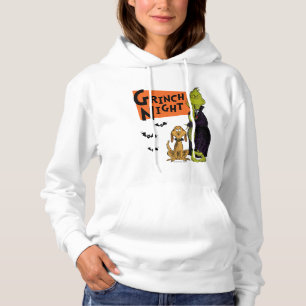 Pull À Capuche Dr. Seuss   Nuit Grinch Halloween Graphique