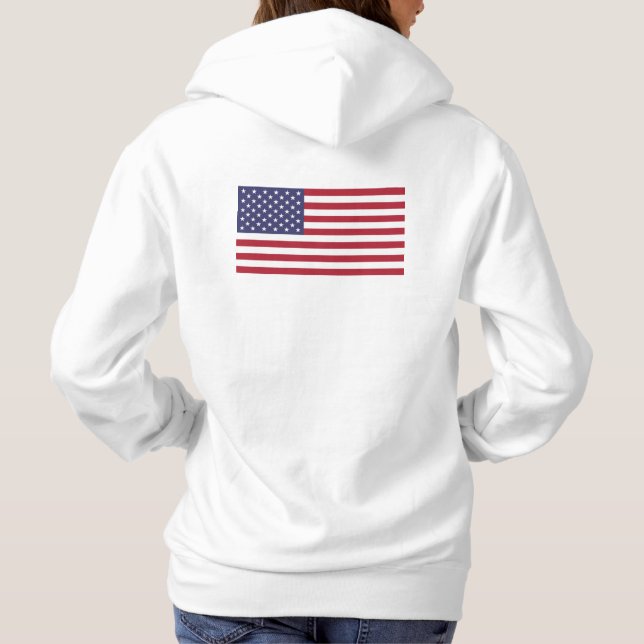 Pull À Capuche Drapeau américain, Drapeau américain (Dos)