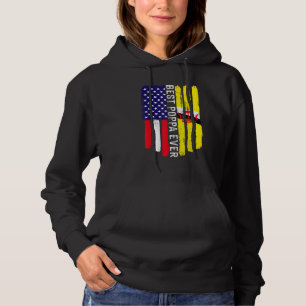 Pull À Capuche Drapeau américain et drapeau de Brunei meilleure f