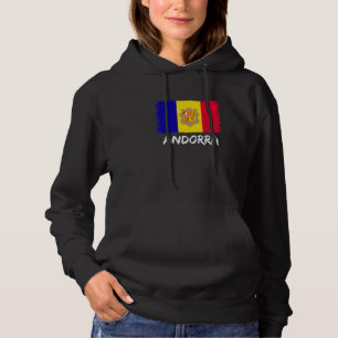 Pull À Capuche drapeau andorran Andorre