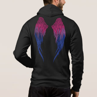 Pull À Capuche Drapeau bisexuel - Ange